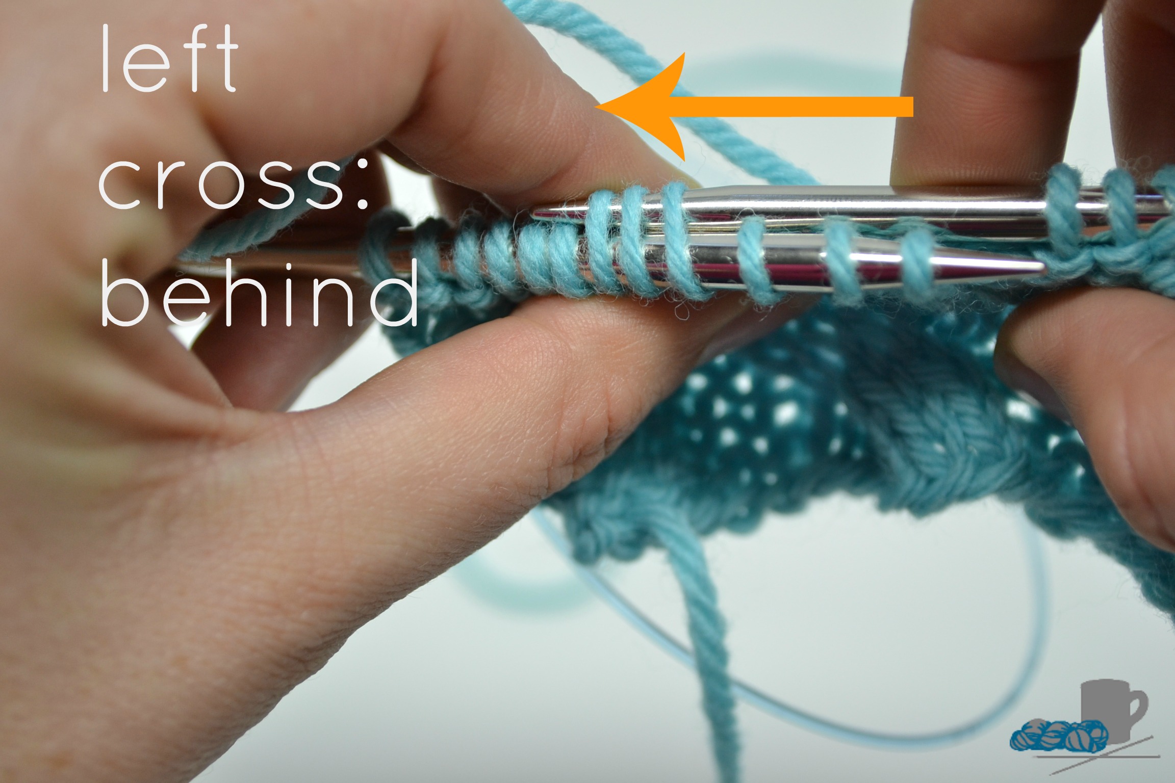 How To Cable Without A Cable Needle - amanda schwabe